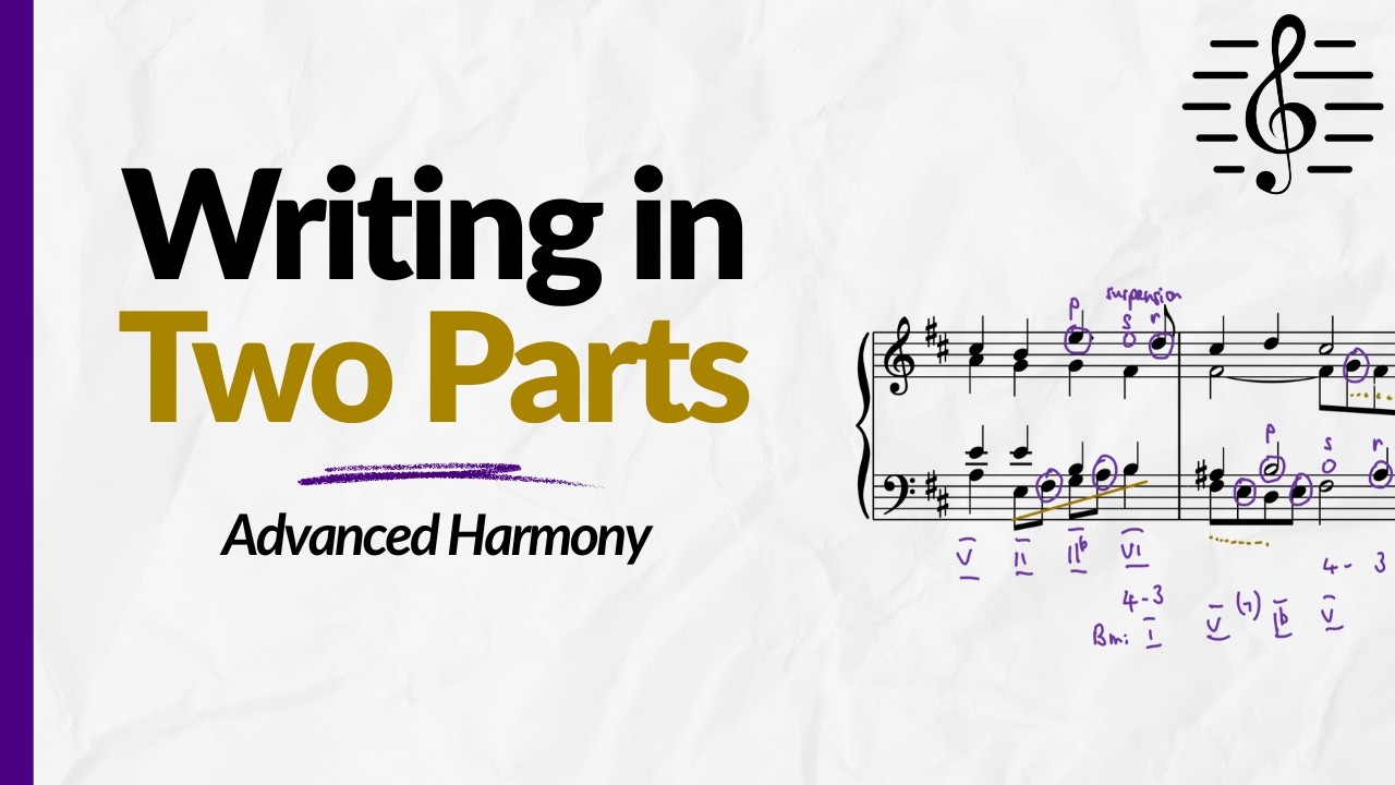 Продвинутая гармония — написание в два голоса