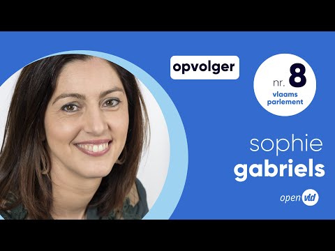 Sophie Gabriels | Opvolger plaats 8 | Vlaanderen - Antwerpen