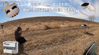 360 Video - Sig P365 + Sig V Crown 9mm 124gr JHP vs Ballistics Gel at 10 Yards