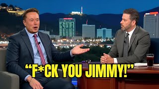 Elon Musk Kicked Off Jimmy Kimmel's Show After Heated Clash