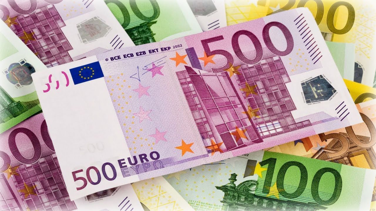 Евро изображение купюр