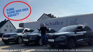 Der große SUV Vergleich: Kamiq vs Karoq vs Kodiaq! Welcher ist der richtige für mich?