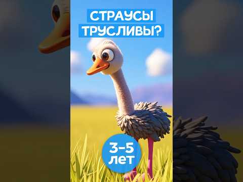 Прячут ли #страусы голову в песок? #правдаилиложь #мифы #интересныефакты #фактыоживотных #длядетей