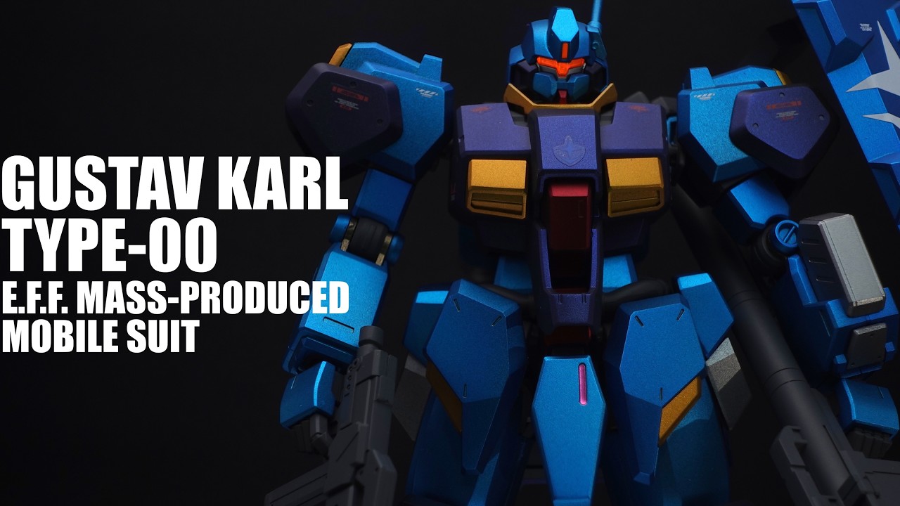 [ガンプラ]  グスタフ・カール００型をマットキャンディ塗装で制作！閃光のハサウェイ #ガンプラ #gunpla #プラモデル