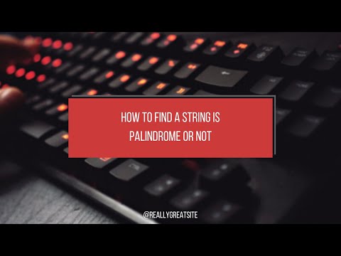Palindrome String | javascript | Hindi