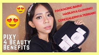 Pixy Concealing Base Warna Tergelap Di Kulit Sawo Matang || Concealer + Foundation full cover