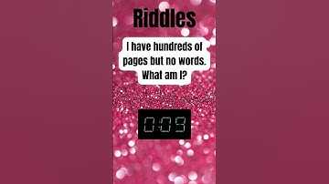 #RiddleEnglish 124 | No Words, Just Pages?! #riddles #brainteaser #quiz #guess #logic #riddlejourney