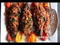 Chickpeas Stuffed Eggplants Recipe - Armenian Cuisine - Heghineh Cooking Show