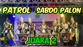 PATROL SABDO PALON JUARA 2 LOMBA DI RUWAT DESA WAGE SIDOARJO 2026