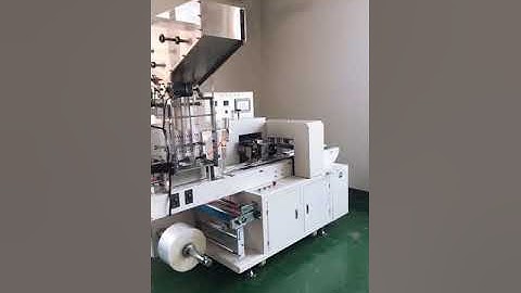 Bulk paper straws wrapping machine