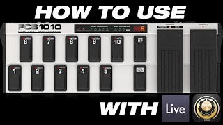 How to use FCB 1010 with Bias Fx 2 and Ableton