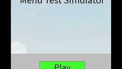 How To Make A Main Menu In Roblox Studio!