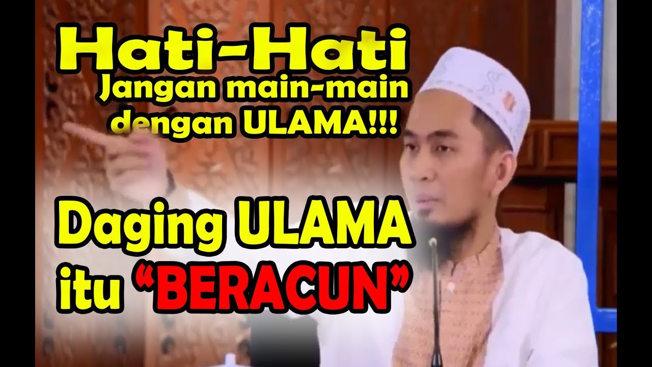 Awas hati hati yang memfitnah ULAMA Ustadz Adi 