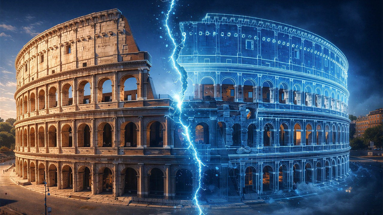 Почему у Колизея нет второй стороны? В это сложно поверить…