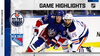 Oilers @ Rangers 11/26 | NHL Highlights 2022