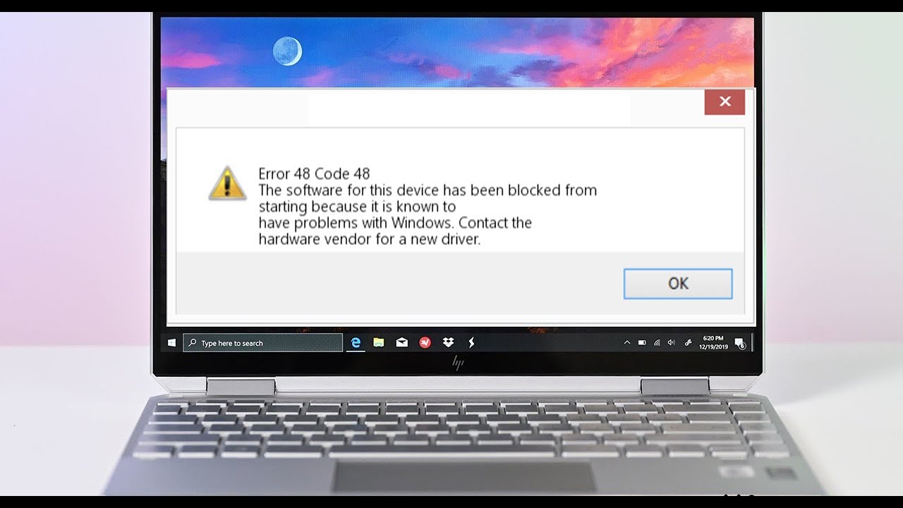 48時間以内に発送 How To Fix Error Code 48 The Software for This Device Has