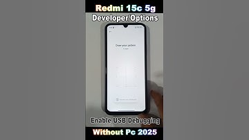 Redmi 15c Enable/Developer, Options on/Redmi 15c 5g Developer Options for Enable USB Debugging 2025