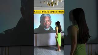 LioraView Portable 4K Folding Projection Screen | Anti-Light Surface for Home Theater &amp; 3D picture.