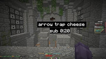 how to cheese arrow trap after ghost block patch [sub 0:20] (hypixel skyblock)
