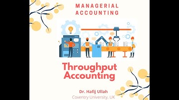 Throughput Accounting (part - 1)