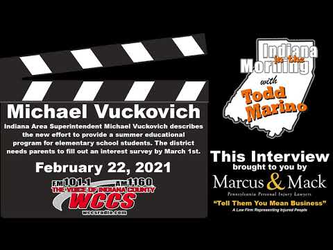 Indiana in the Morning Interview: Michael Vuckovich (2-22-21)