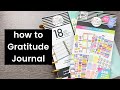 How to Gratitude Journal in The Happy Planner in 3 easy steps