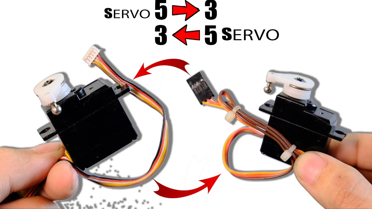Cách Biến Servo 5 Dây Thành 3 Dây Và Ngược Lại Thành Công 100%