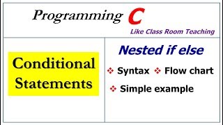 nested if else statement in c programming