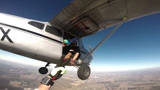 GoPro Skydive Jump from the plane C182 Scirocco 82 Lodi