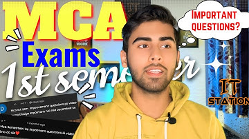 MCA Important questions 2025 first semester