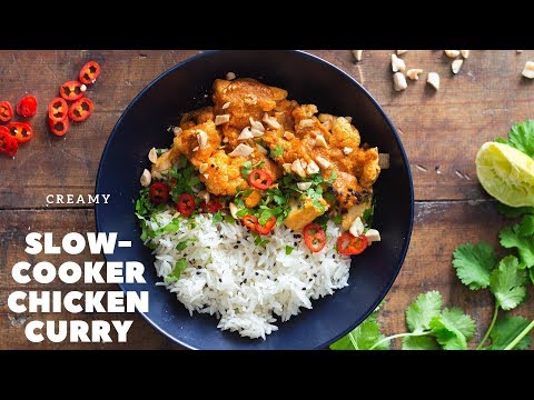 Slow Cooker Chicken Curry. 