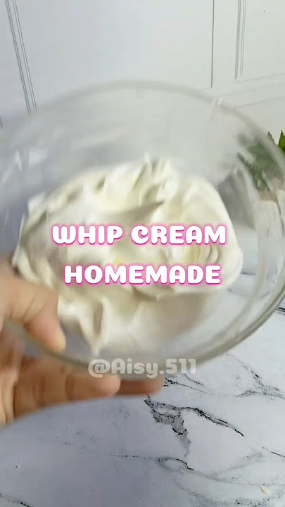 CARA MEMBUAT WHIPCREAM HOMEMADE MUDAH