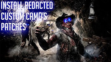 How to install Black Ops 2 Zombies Redacted + Custom camo PACK + Patches !!!!!! [ Re-Upload]
