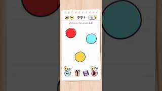 Brain test Level 9 Where is the green ball Walkthrough