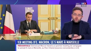 1er meeting d'E.Macron le 5 mars
