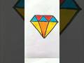 diamond 💎 colour drawing #trendingshorts #viralshort #ytshorts