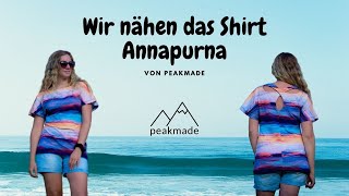 Wir nähen das Shirt Annapurna von Peakmade