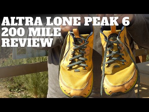 Altra Lone Peak 6 - 200 Mile (Hiking) Review