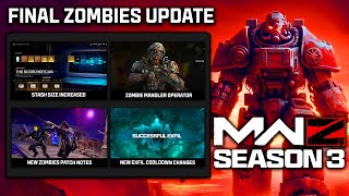 This is Treyarch’s FINAL MW3 Zombies Update… (All New Changes)