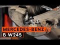How to change ball joint on MERCEDES-BENZ B W245 TUTORIAL | AUTODOC