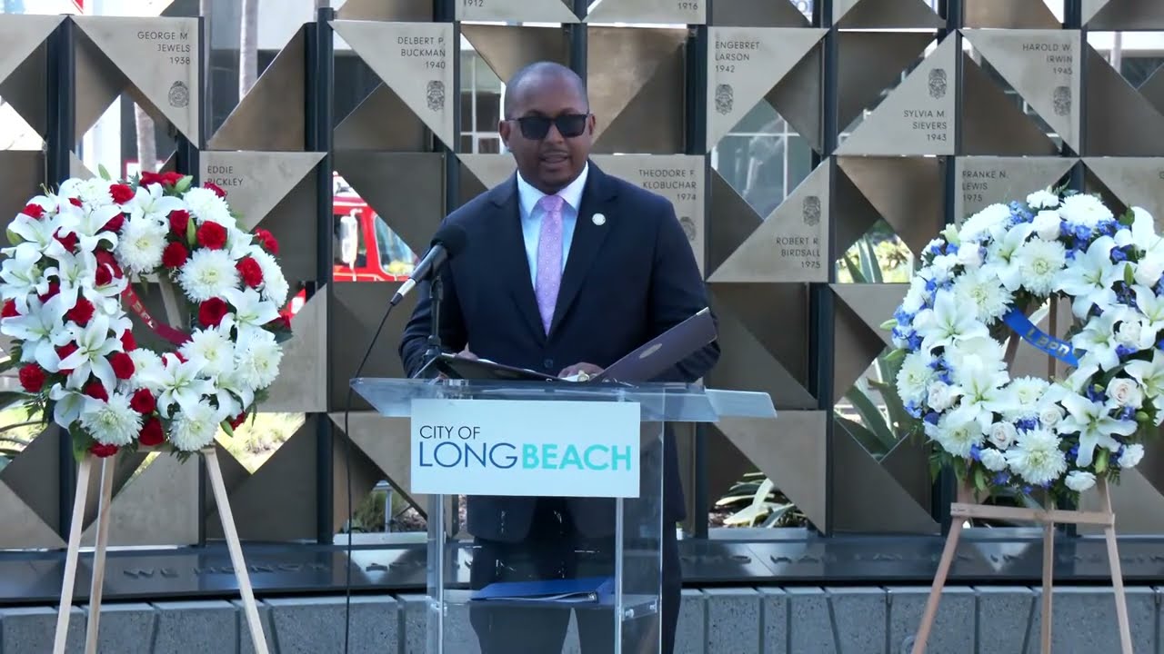 We are LIVE honoring the fallen at our annual Police and Fire Memorial Ceremony.