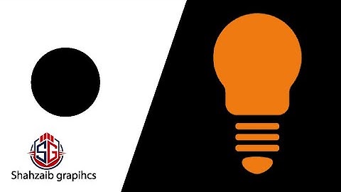 bulb icon in adobe illustrator /tutorial