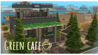 Sims 4 | Green cafe | NO CC