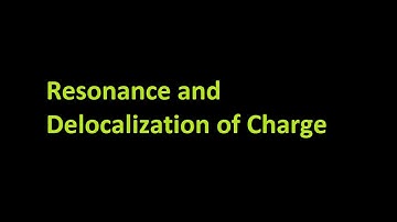 Resonance and Delocalization of Charge