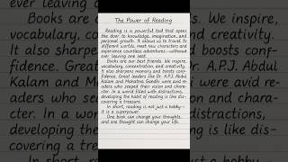 Essay On The Power Of Reading