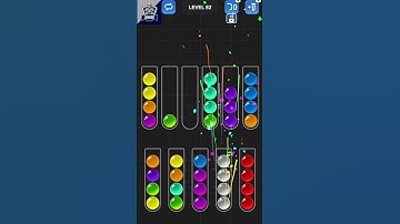 Ball Sort Puzzle Level 82 #ballsortpuzzle #walkthrough #gameplay #shorts