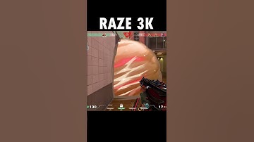 Raze 1v3 Clutch But Lost the round #valorant #valorantclip #raze #zorze #shorts