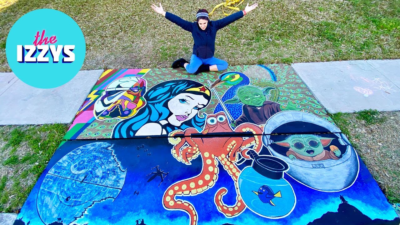 GIANT MURAL COMPLETE! Baby Yoda is the Final Piece