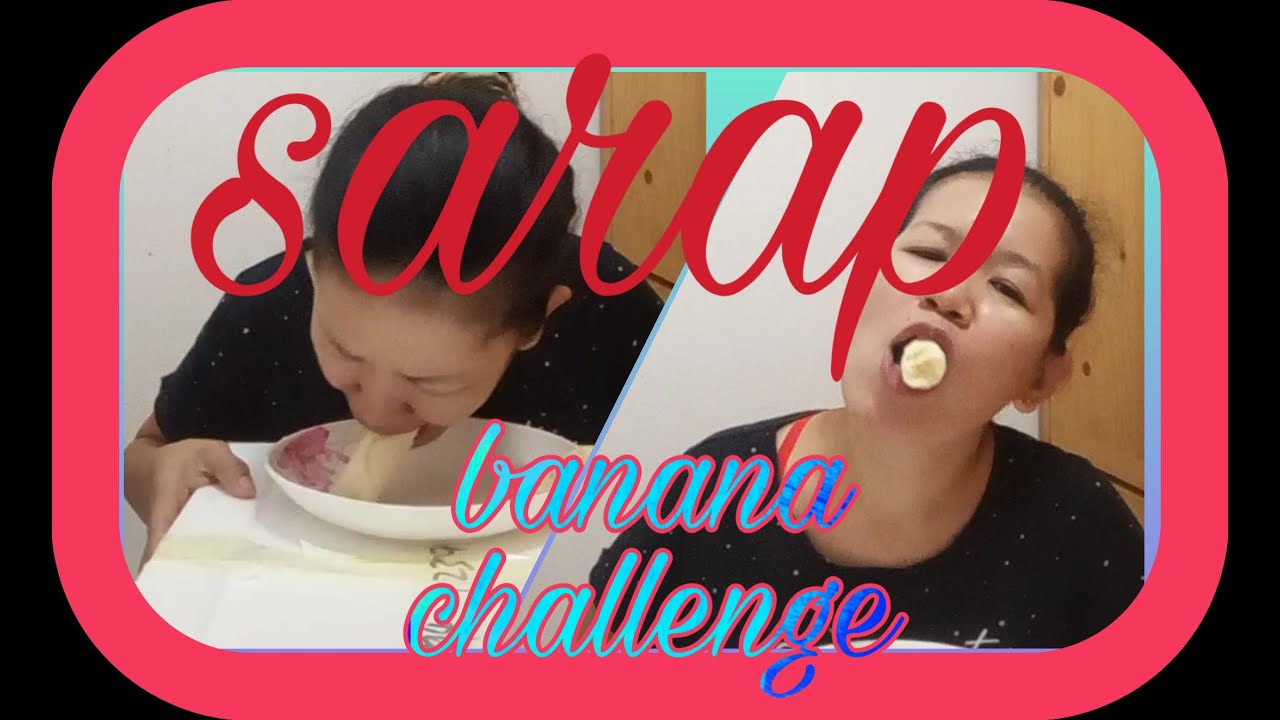 Banana challenge..How to peel banana without using hand. YouTube