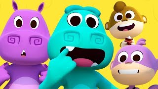Video thumbnail of "Canción del Cocodrilo y El Hipopótamo - Canciones del Zoo 5 | El Reino Infantil"